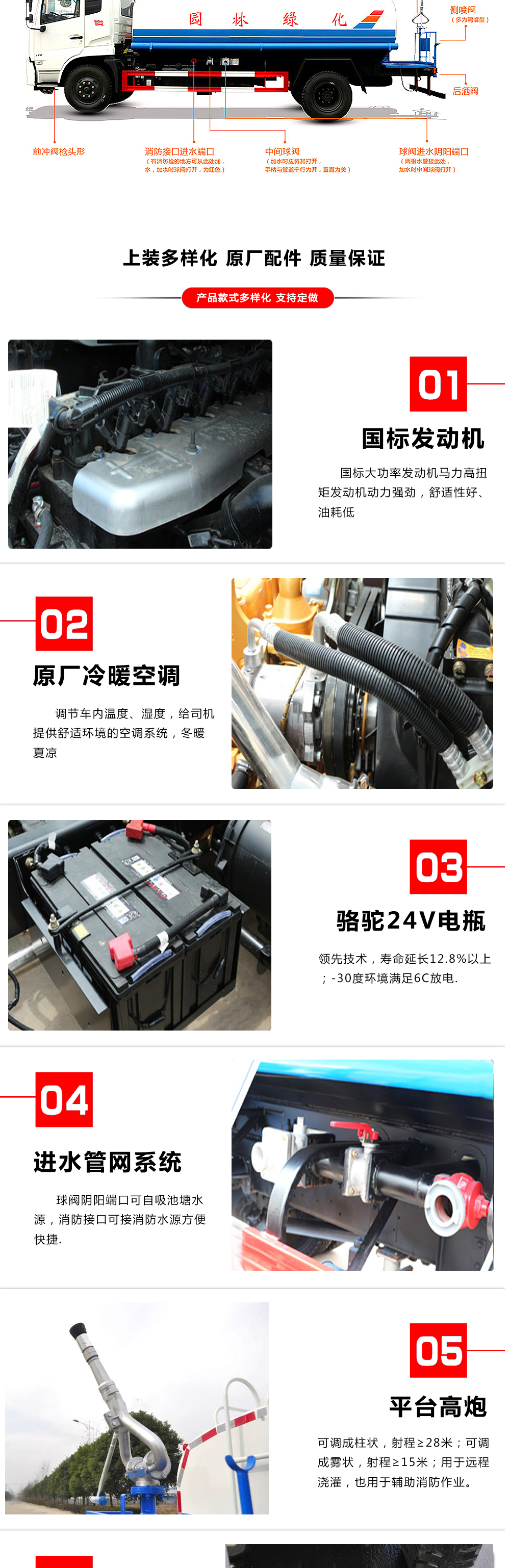 純電動(dòng)BEV18噸天錦洗掃車(chē)